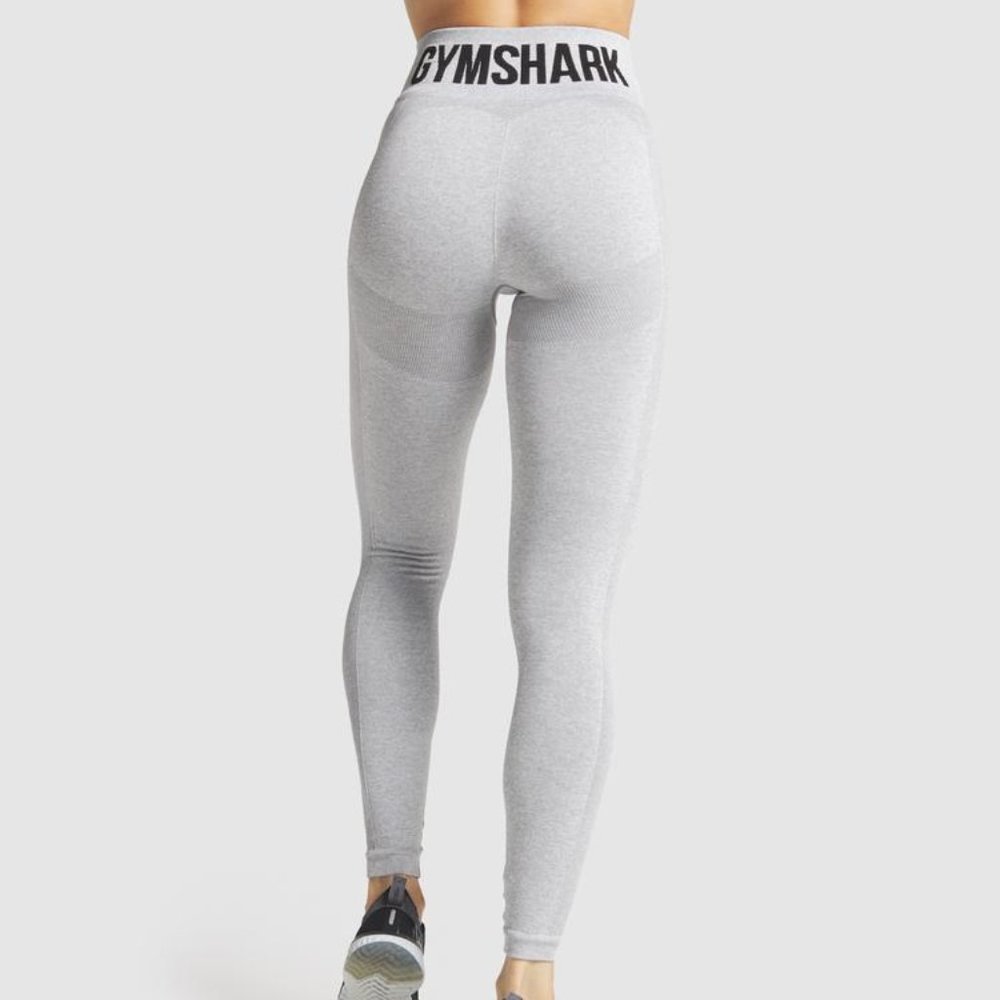 Gymshark High Wasted Flex in light grey in S